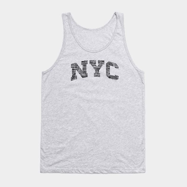 Linear NYC Design Tank Top by MalmoDesigns